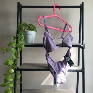 boohoo Jamaica lilac bikini